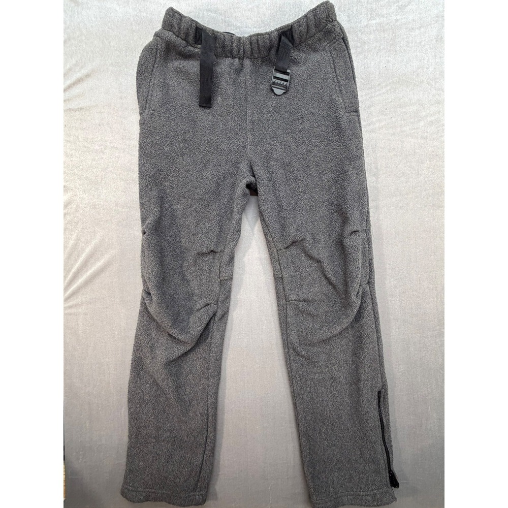 Vintage J.Crew Women Sweatpants Black Polyester Rayon Built in Belt Pockets XS